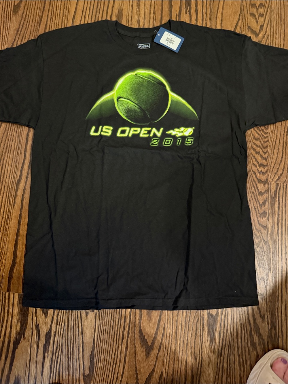 US Open 2015 Black Graphic Tee by
